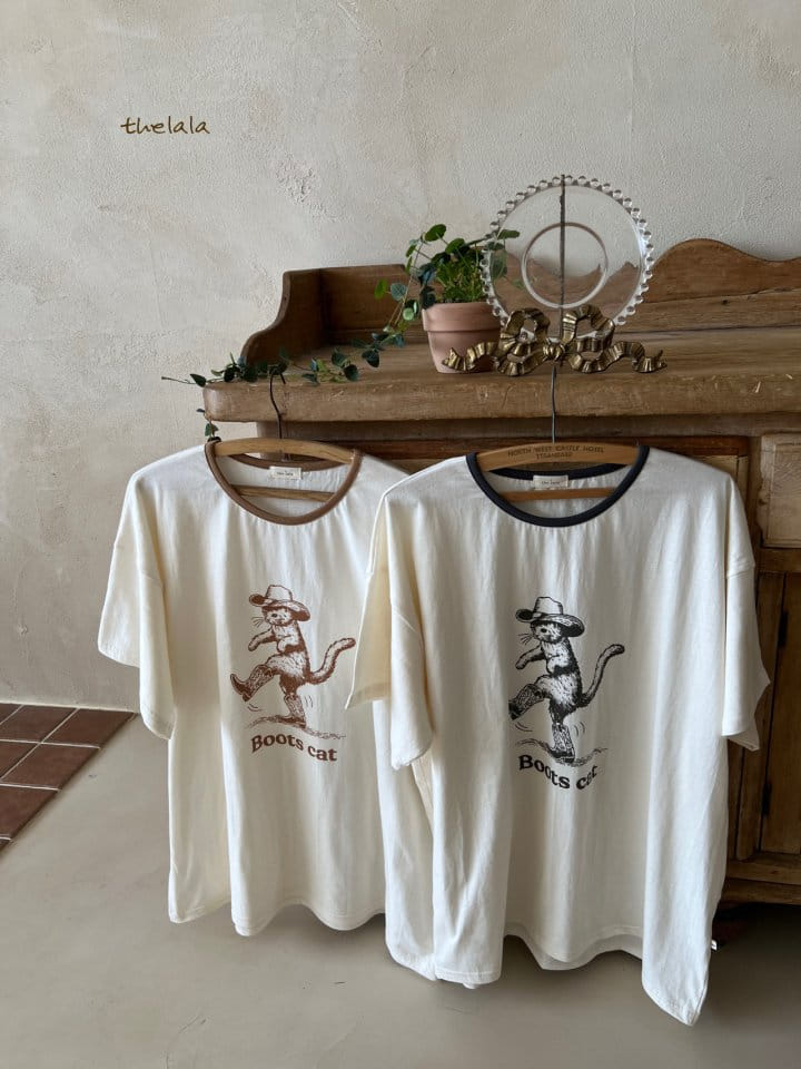 Lala - Korean Children Fashion - #littlefashionista - Mom Cat Tee - 11