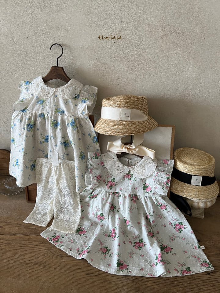 Lala - Korean Children Fashion - #littlefashionista - Ami Flower One-Piece - 8