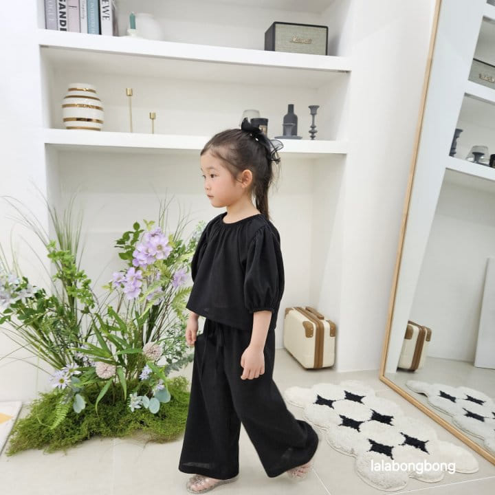 Lalabongbong - Korean Children Fashion - #childofig - L Top Bottom Set