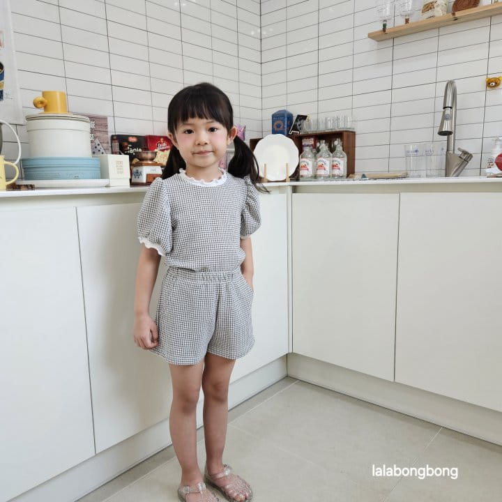 Lalabongbong - Korean Children Fashion - #discoveringself - Clover Top Bottom Set - 8