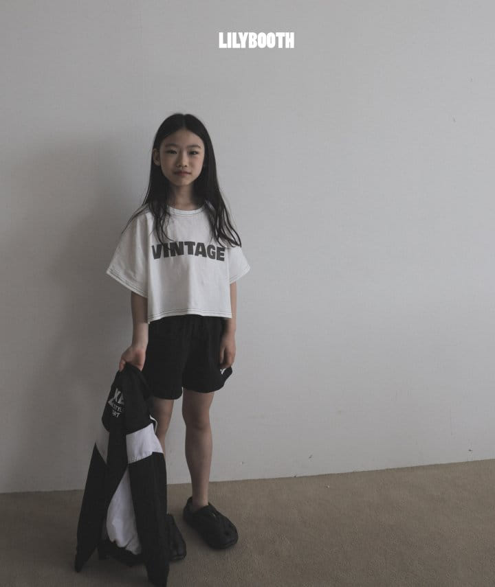Lilybooth - Korean Children Fashion - #kidzfashiontrend - Vintage Crop Tee - 4