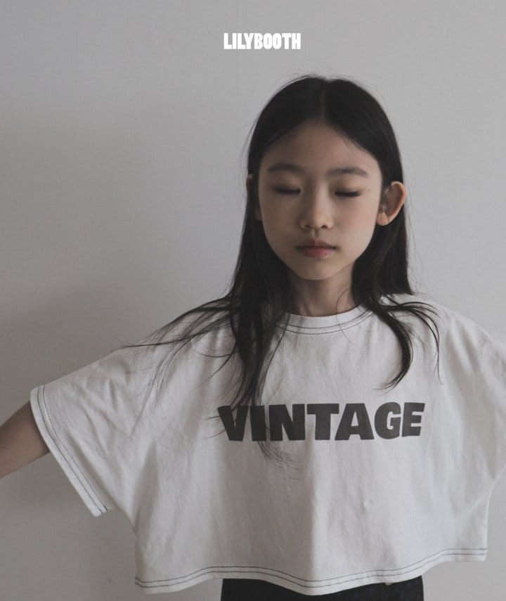 Lilybooth - Korean Children Fashion - #kidsshorts - Vintage Crop Tee