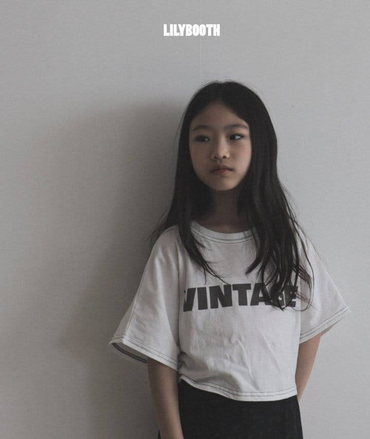 Lilybooth - Korean Children Fashion - #kidsstore - Vintage Crop Tee - 2
