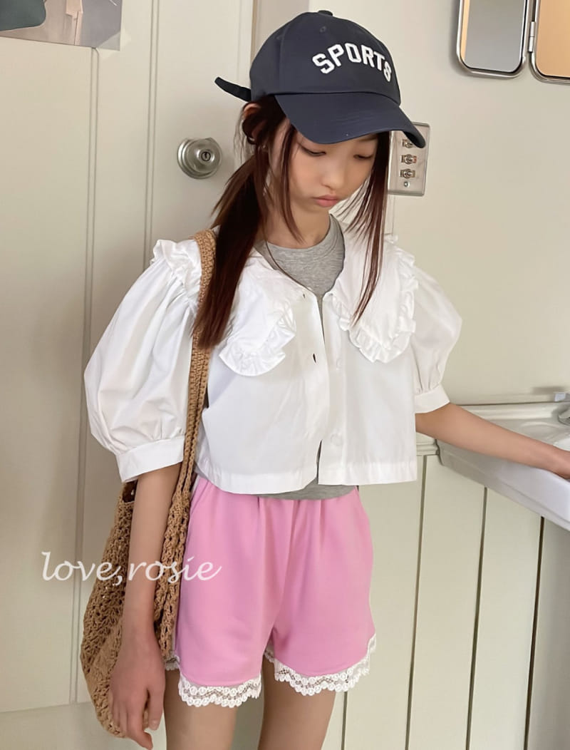 Love Rosie - Korean Children Fashion - #fashionkids - Crop Babara Blouse - 8