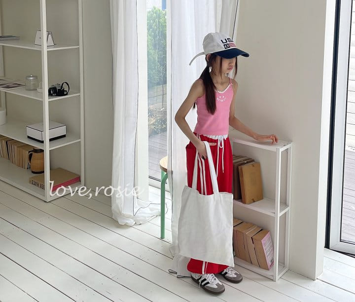 Love Rosie - Korean Children Fashion - #fashionkids - Lace Rib Sleeveless Top - 8