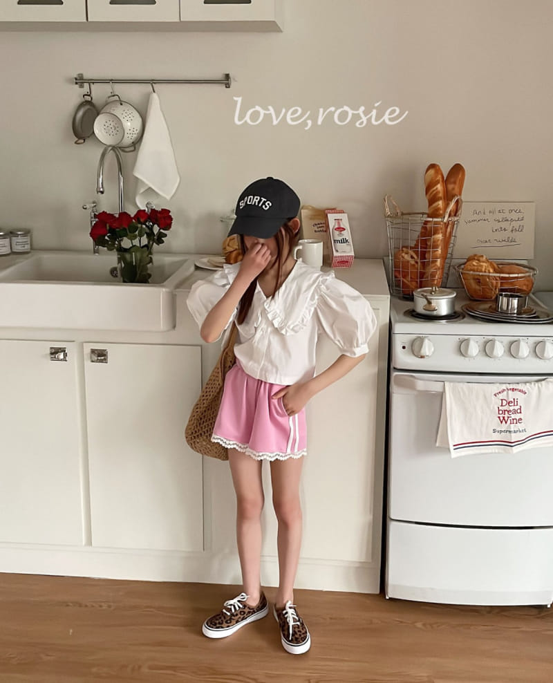 Love Rosie - Korean Children Fashion - #kidsshorts - Crop Babara Blouse - 9