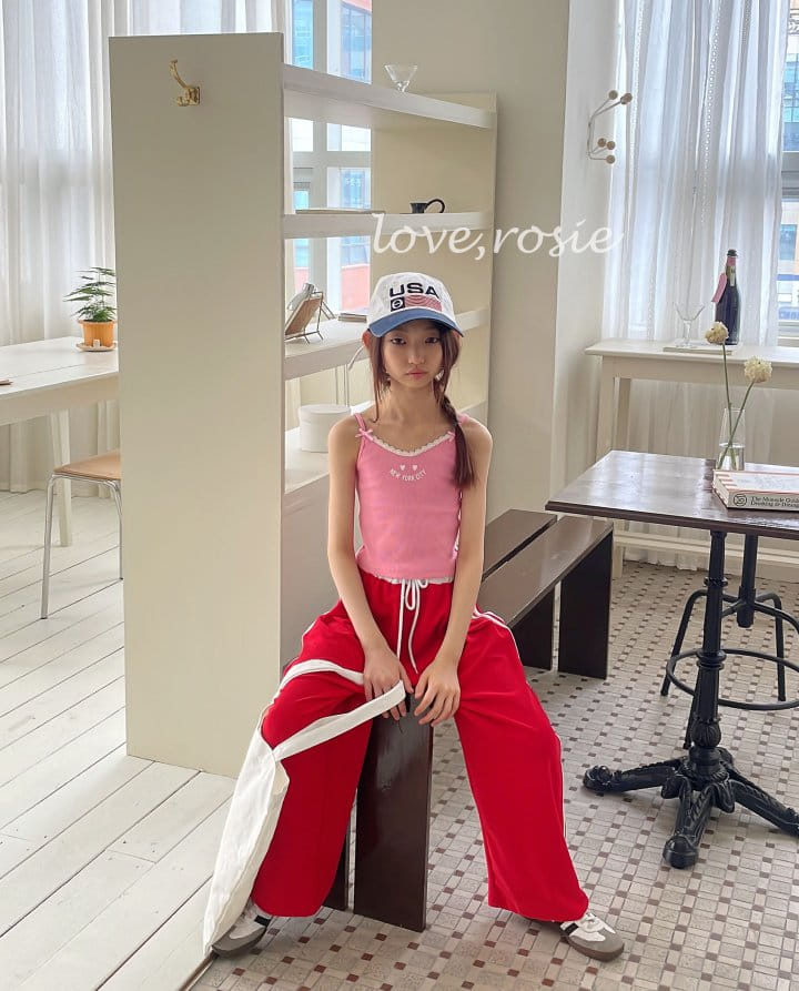 Love Rosie - Korean Children Fashion - #kidsstore - Lace Rib Sleeveless Top - 10