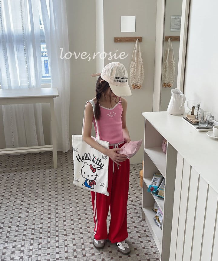 Love Rosie - Korean Children Fashion - #kidzfashiontrend - Lace Rib Sleeveless Top - 11