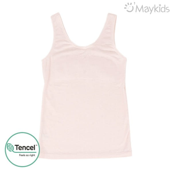 Maykids - Korean Children Fashion - #childrensboutique - Skin Heart Girl Modal Built In Undershirt
