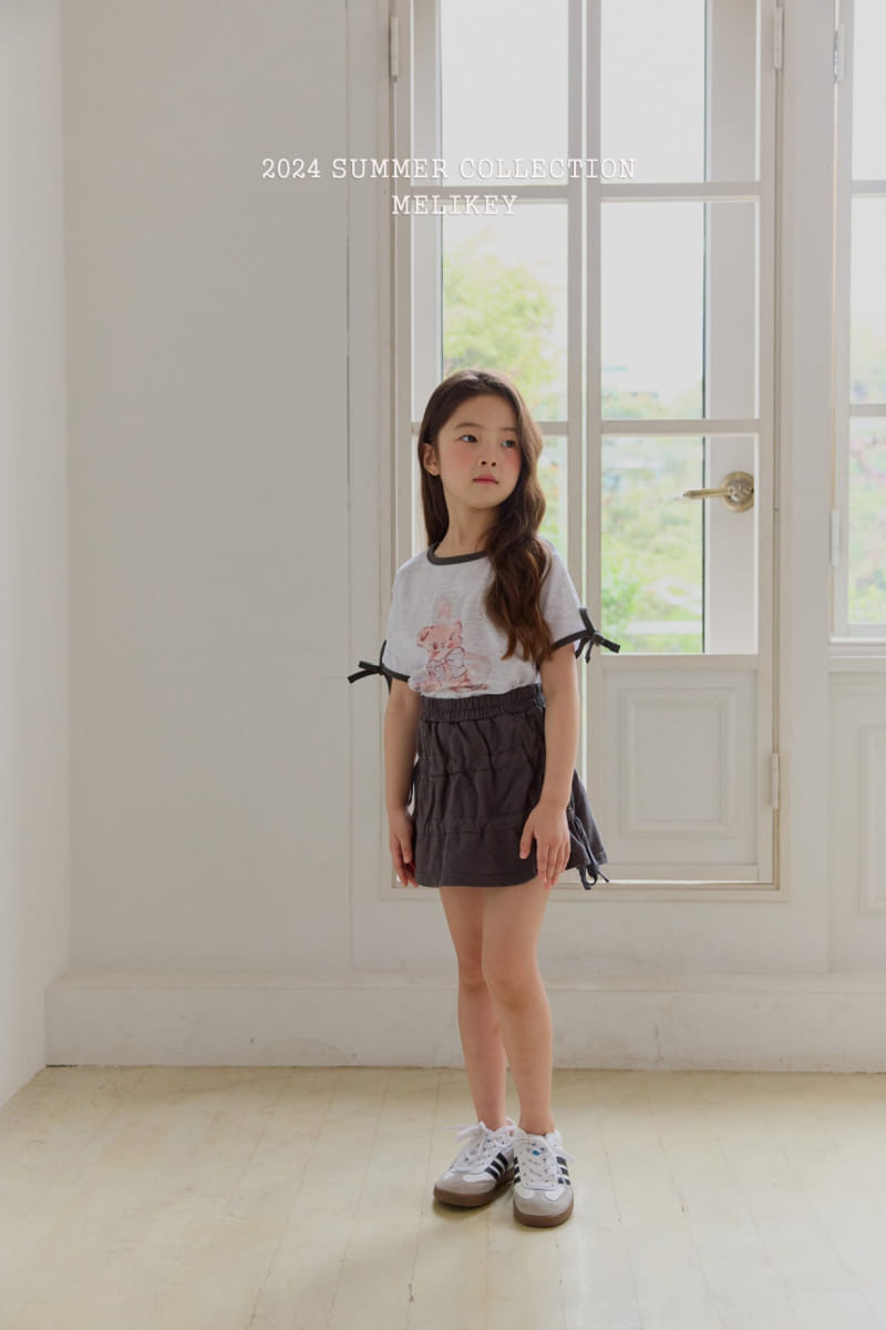 Melikey - Korean Children Fashion - #childofig - String Ribbon Skirt - 10