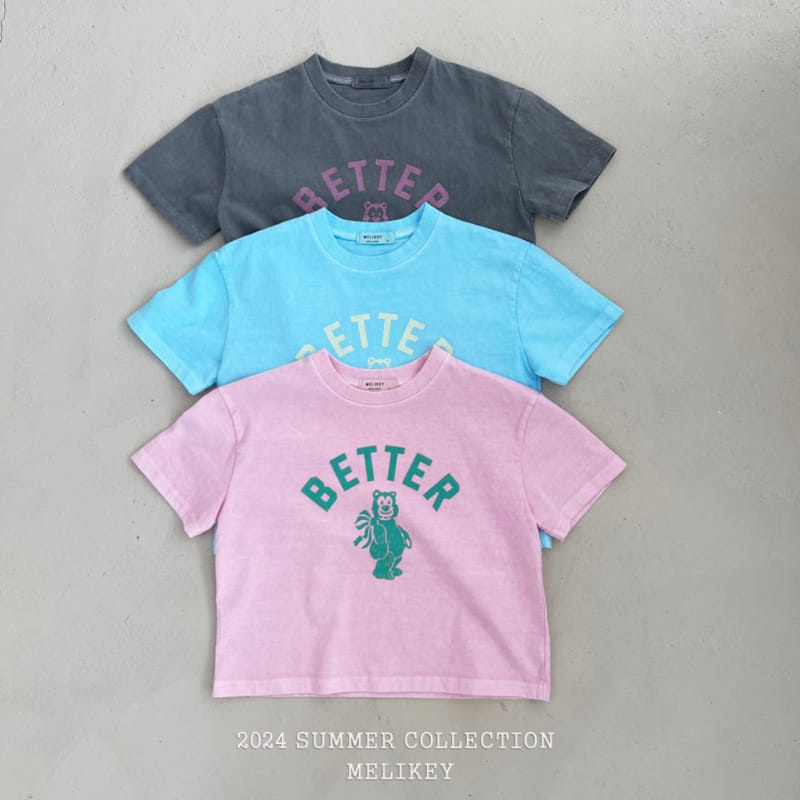 Melikey - Korean Children Fashion - #kidsstore - Pig Better Tee - 2