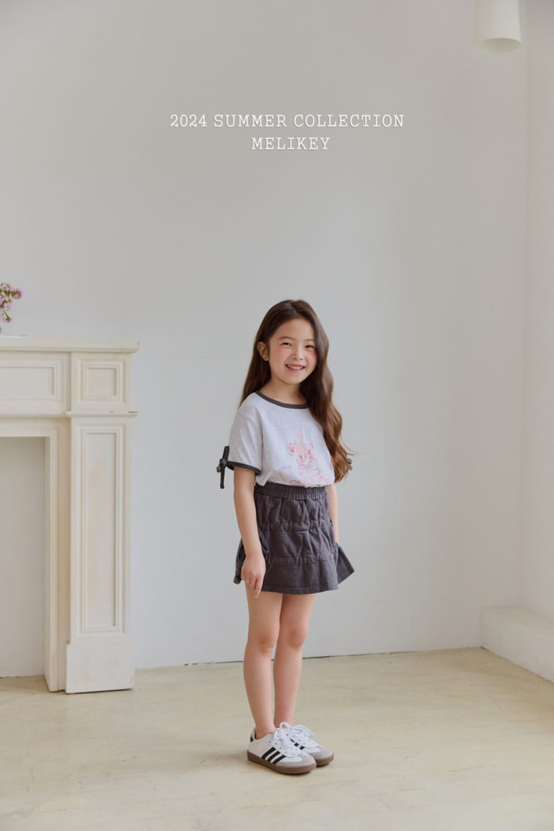 Melikey - Korean Children Fashion - #minifashionista - String Ribbon Skirt - 5