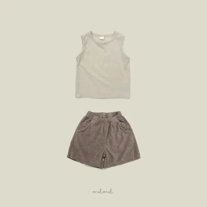 Melmel - Korean Children Fashion - #childofig - Soft Terry Shorts - 3