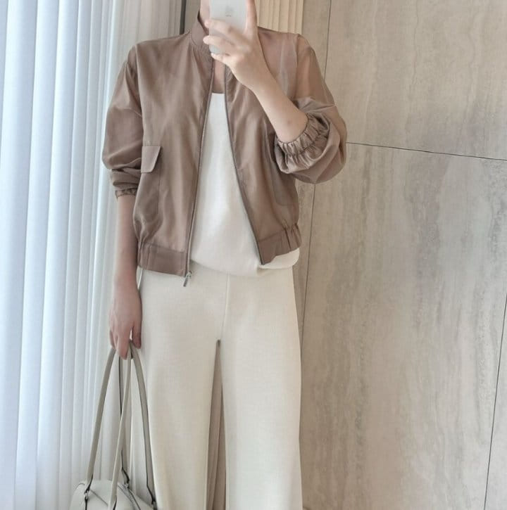 Merry J - Korean Women Fashion - #momslook - Kutch Organza Blouson - 10