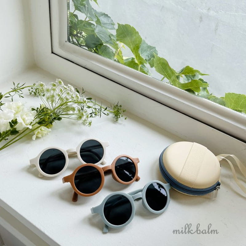 Milk Balm - Korean Children Fashion - #childrensboutique - Milk Sunglasses With Case