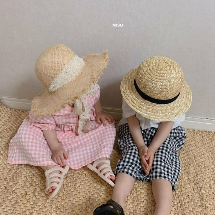 Miso - Korean Children Fashion - #kidzfashiontrend - Mari Straw Hat With Mom - 4