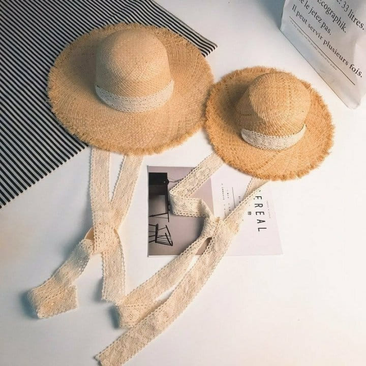 Miso - Korean Children Fashion - #kidsshorts - Mari Straw Hat With Mom