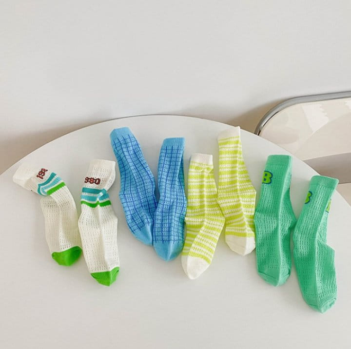 Miso - Korean Children Fashion - #kidsstore - Chopa Socks Set - 4