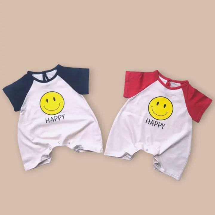 Moran - Korean Baby Fashion - #babyootd - Smile Body Suit