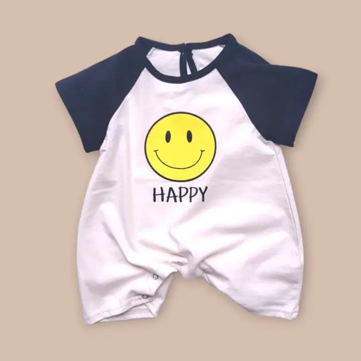 Moran - Korean Baby Fashion - #babyoutfit - Smile Body Suit - 3