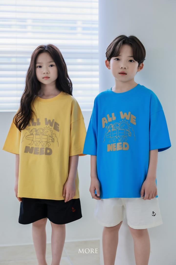 More - Korean Children Fashion - #childofig - All We Need Short Sleeve Tee - 2
