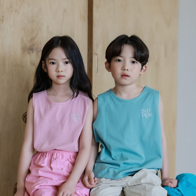 More - Korean Children Fashion - #discoveringself - Suff More Sleeveless Tee