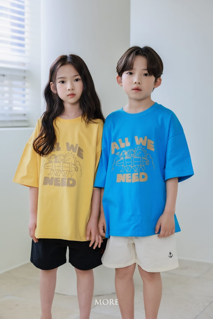More - Korean Children Fashion - #kidsshorts - All We Need Short Sleeve Tee - 7