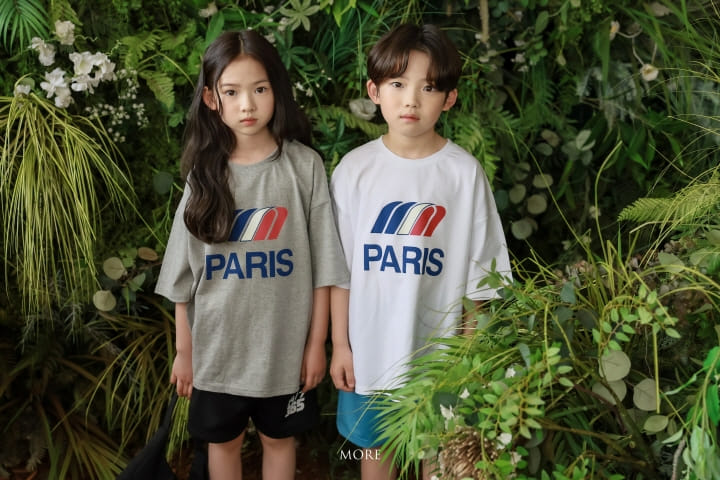 More - Korean Children Fashion - #kidsshorts - Paris Short Sleeve Tee - 5