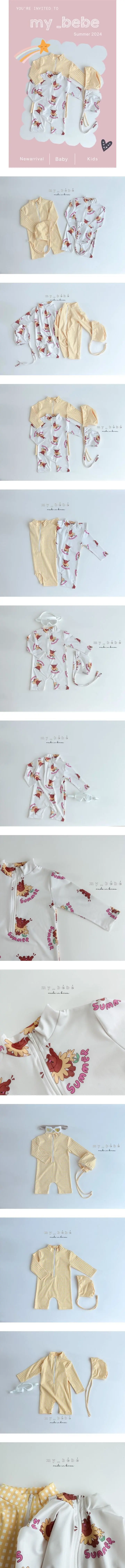 My Bebe - Korean Baby Fashion - #babywear - Summer Rash Guard - 2