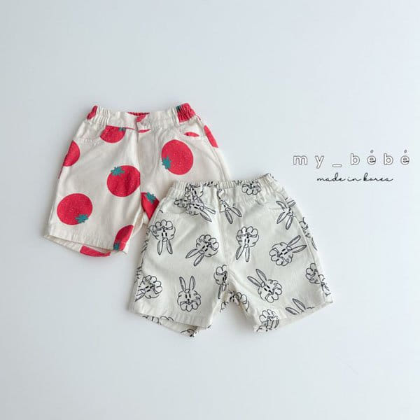 My Bebe - Korean Children Fashion - #discoveringself - Twill Shorts 