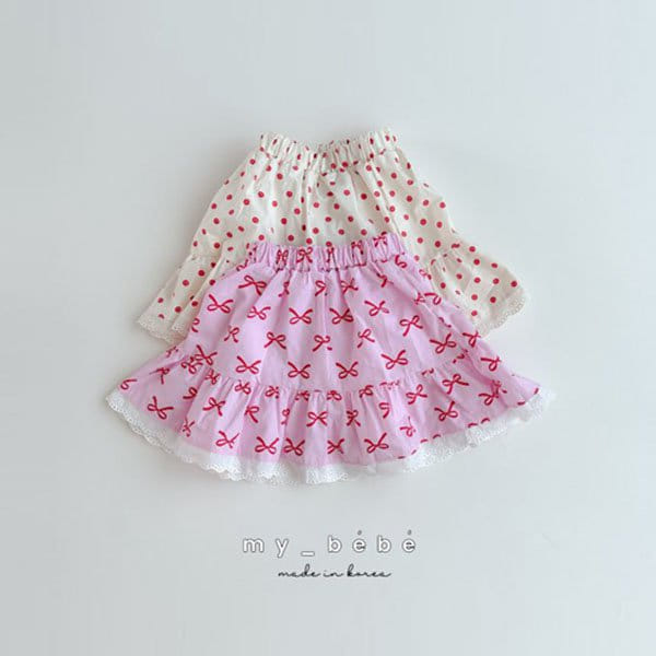 My Bebe - Korean Children Fashion - #fashionkids - Under Pants Skirt