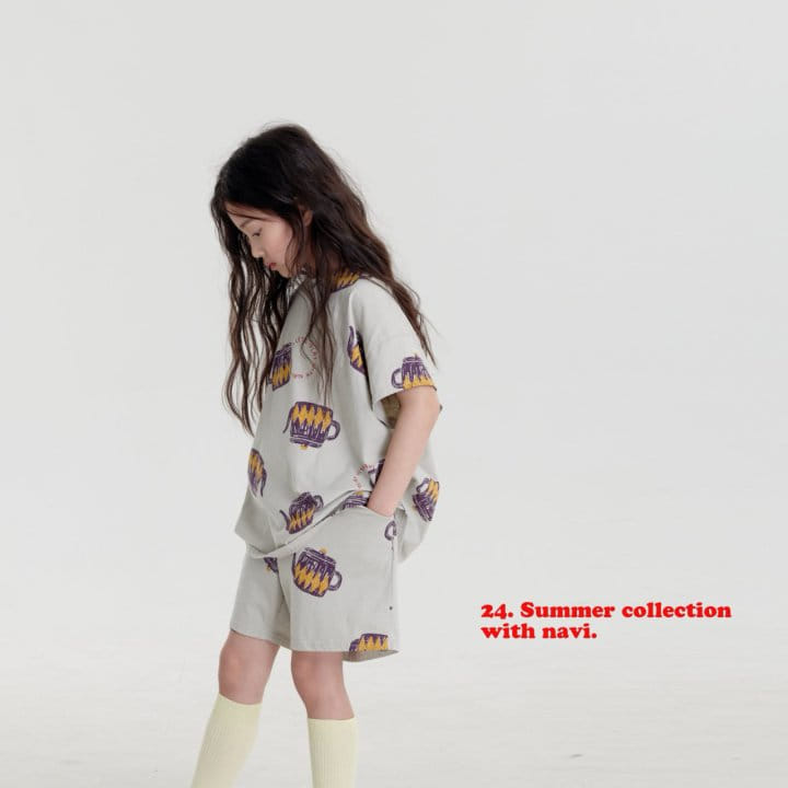 Navi - Korean Children Fashion - #designkidswear - Port Tee - 2