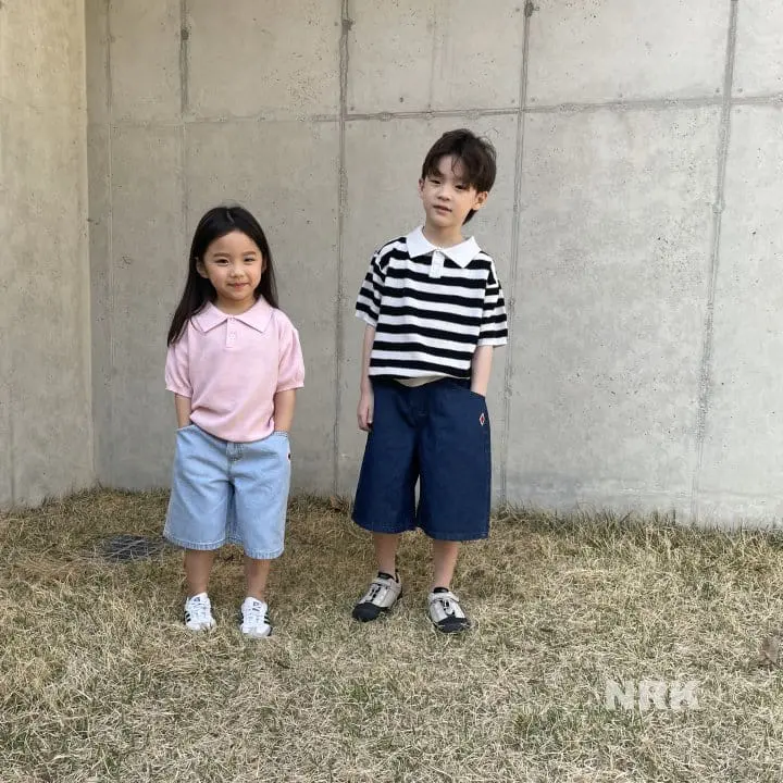 Nrk - Korean Children Fashion - #Kfashion4kids - Denim Capri Shorts - 11