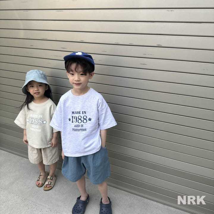 Nrk - Korean Children Fashion - #fashionkids - Round Slit Tee - 2