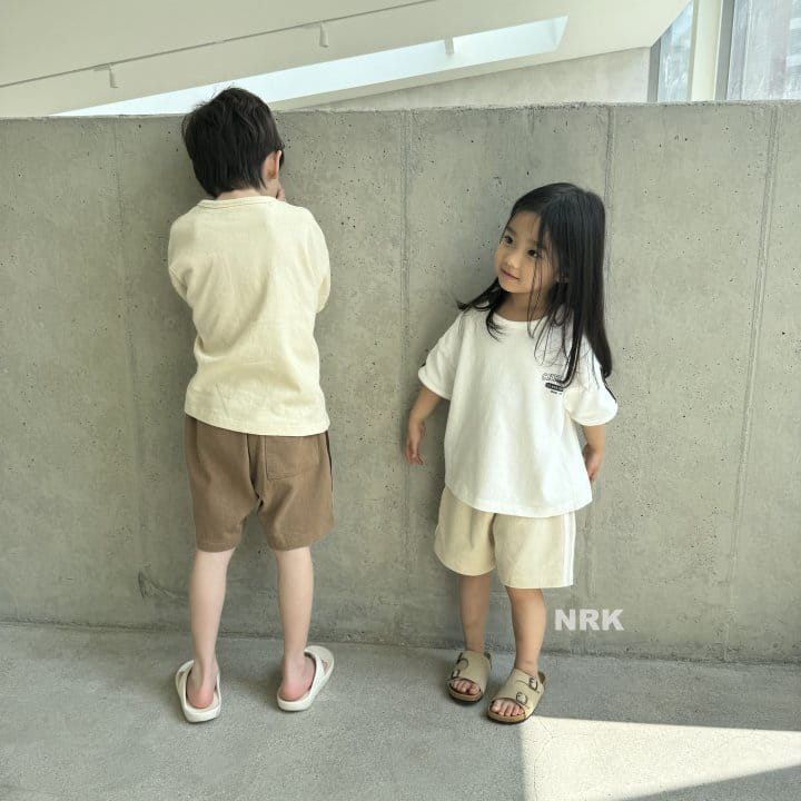 Nrk - Korean Children Fashion - #kidsstore - Tape Short Sleeve Tee