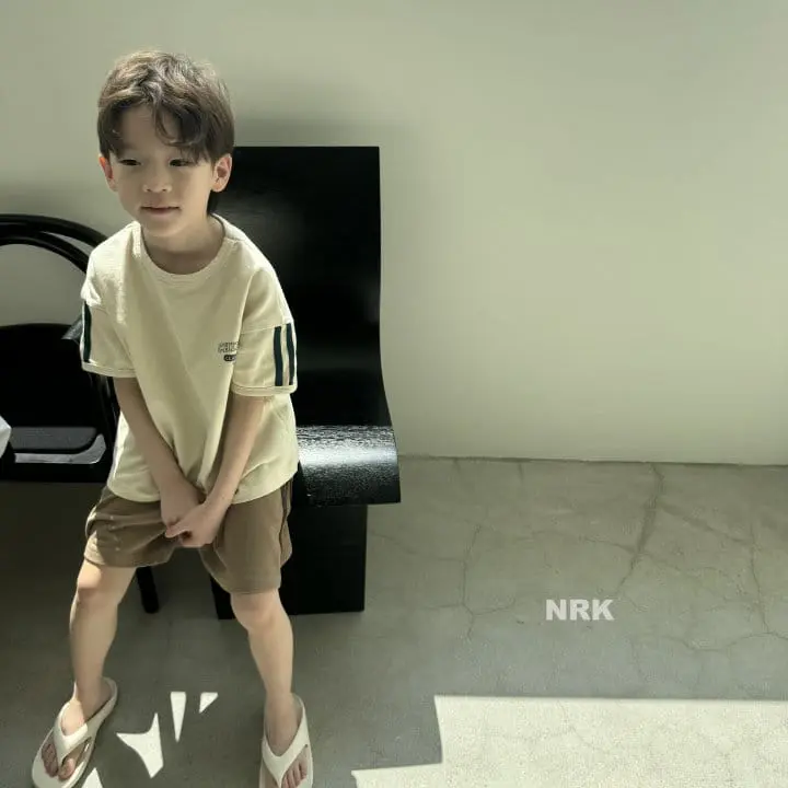 Nrk - Korean Children Fashion - #kidzfashiontrend - Tape Short Sleeve Tee - 2