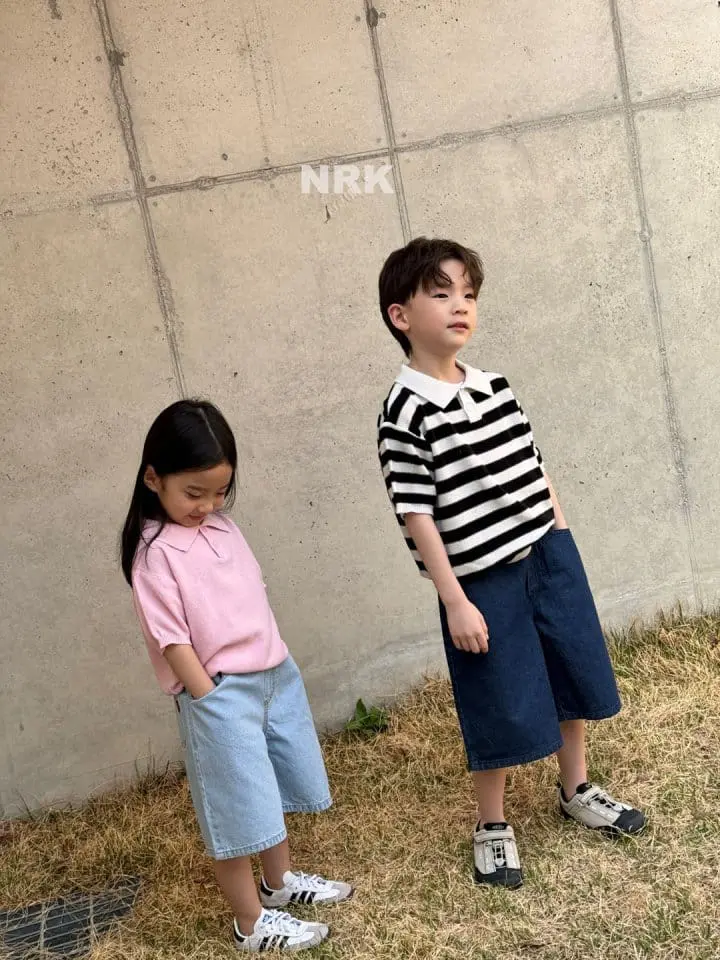 Nrk - Korean Children Fashion - #kidzfashiontrend - Denim Capri Shorts - 10