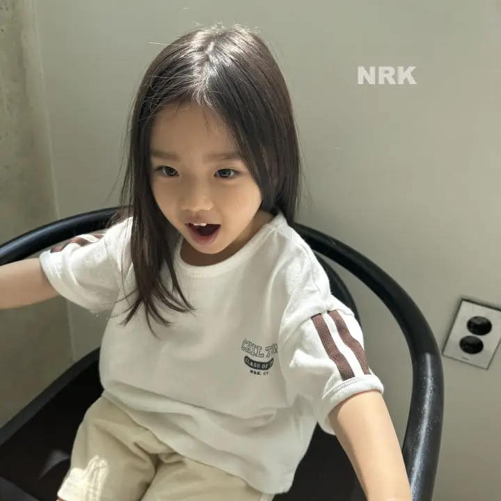 Nrk - Korean Children Fashion - #Kfashion4kids - Tape Short Sleeve Tee - 4