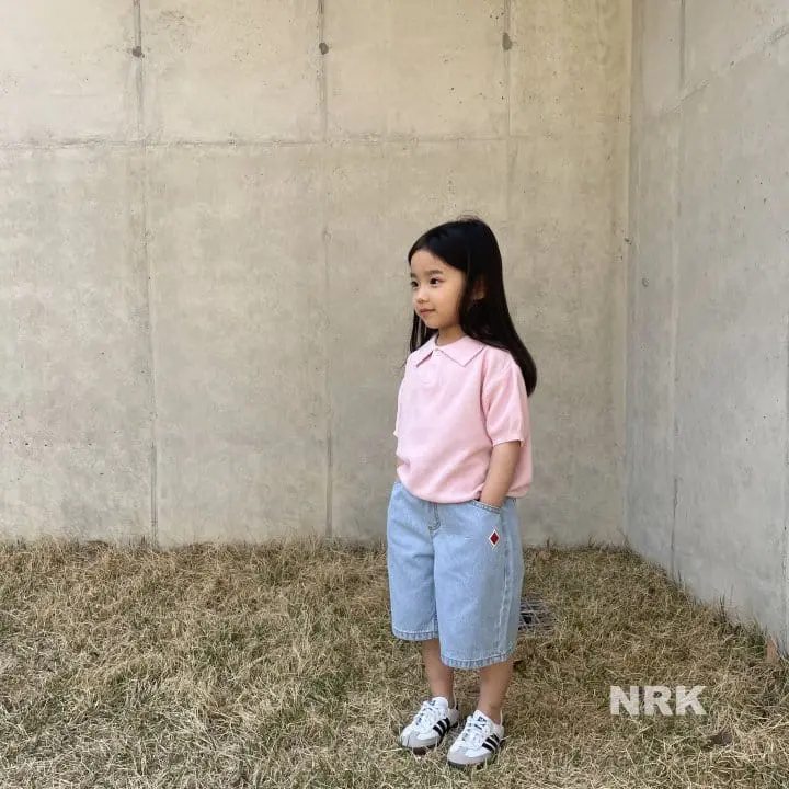 Nrk - Korean Children Fashion - #prettylittlegirls - Denim Capri Shorts