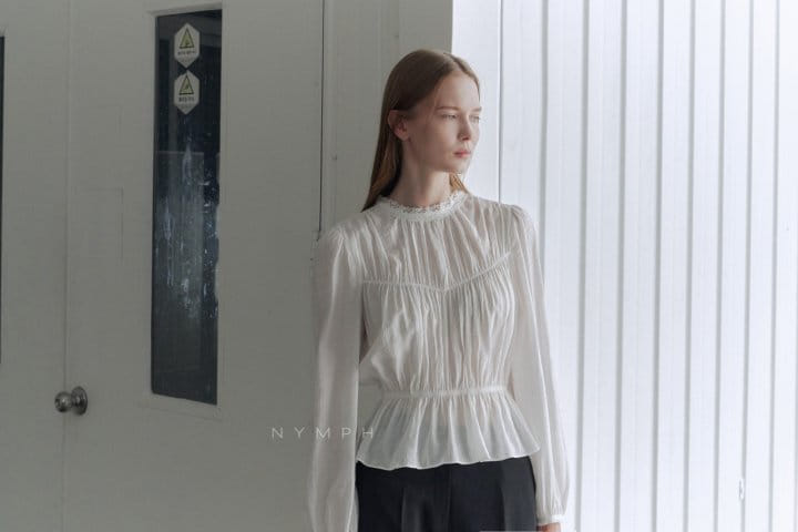 Nymph - Korean Women Fashion - #vintagekidsstyle - Low Blouse - 8