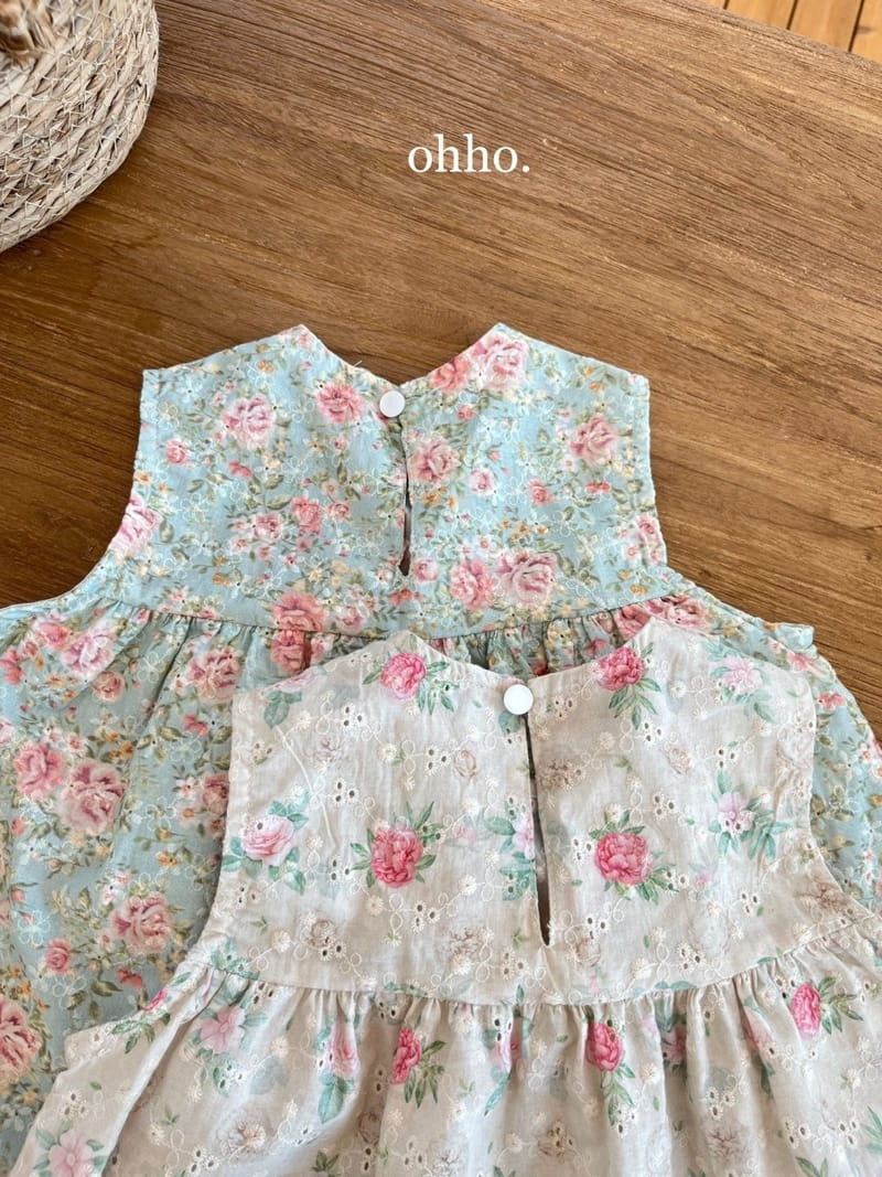Ohho - Korean Children Fashion - #kidsstore - Romantic Embroidery Blouse - 2