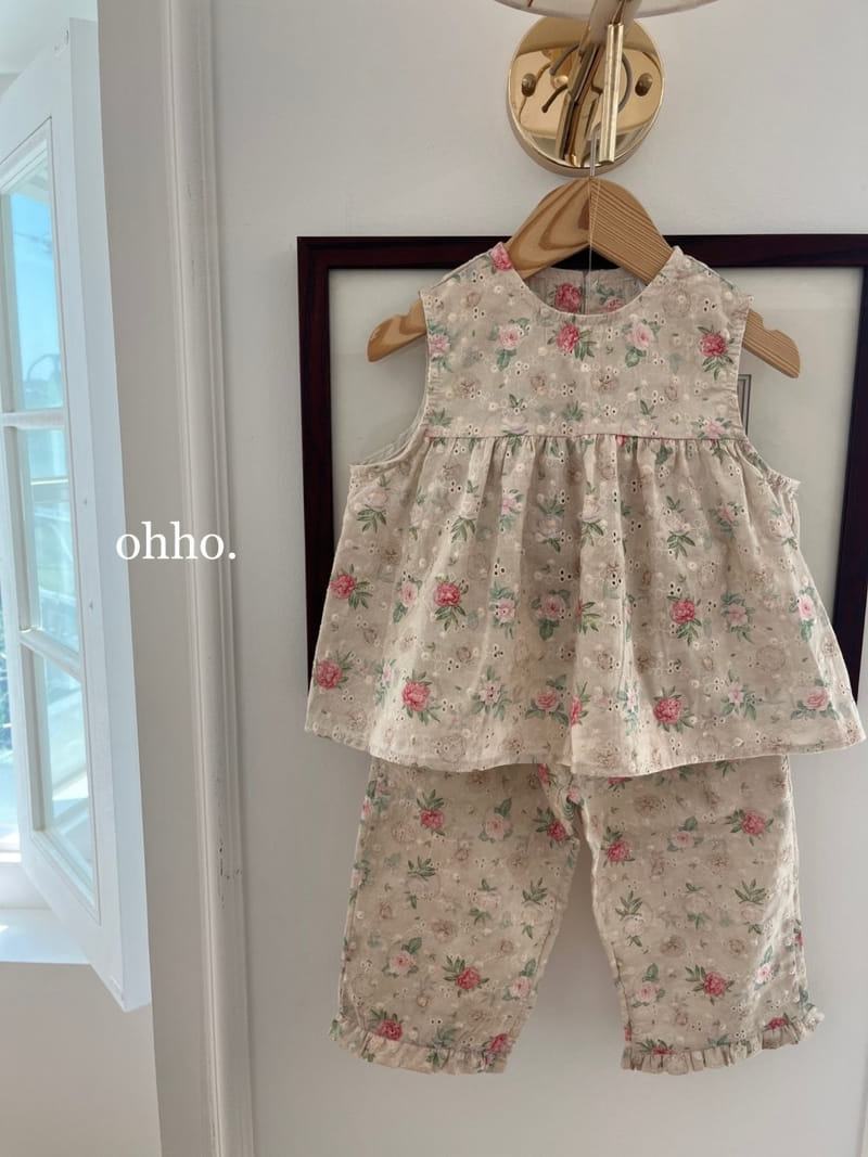 Ohho - Korean Children Fashion - #toddlerclothing - Romantic Embroidery Blouse - 10