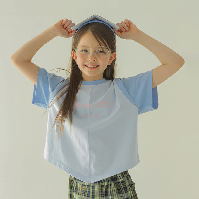 Peach-Cream - Korean Children Fashion - #discoveringself - Cheeky Tee