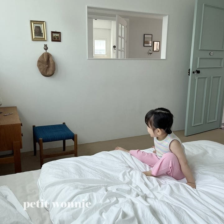 Petitwonnie - Korean Children Fashion - #childofig - Sherbet Crop Top Bottom Set - 9