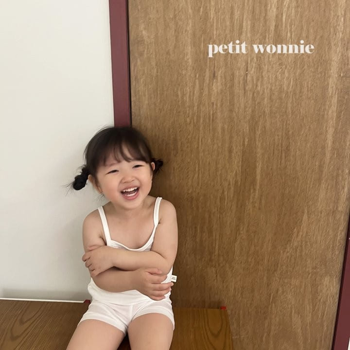 Petitwonnie - Korean Children Fashion - #kidsshorts - Basic 1+1 Top Bottom Set - 6