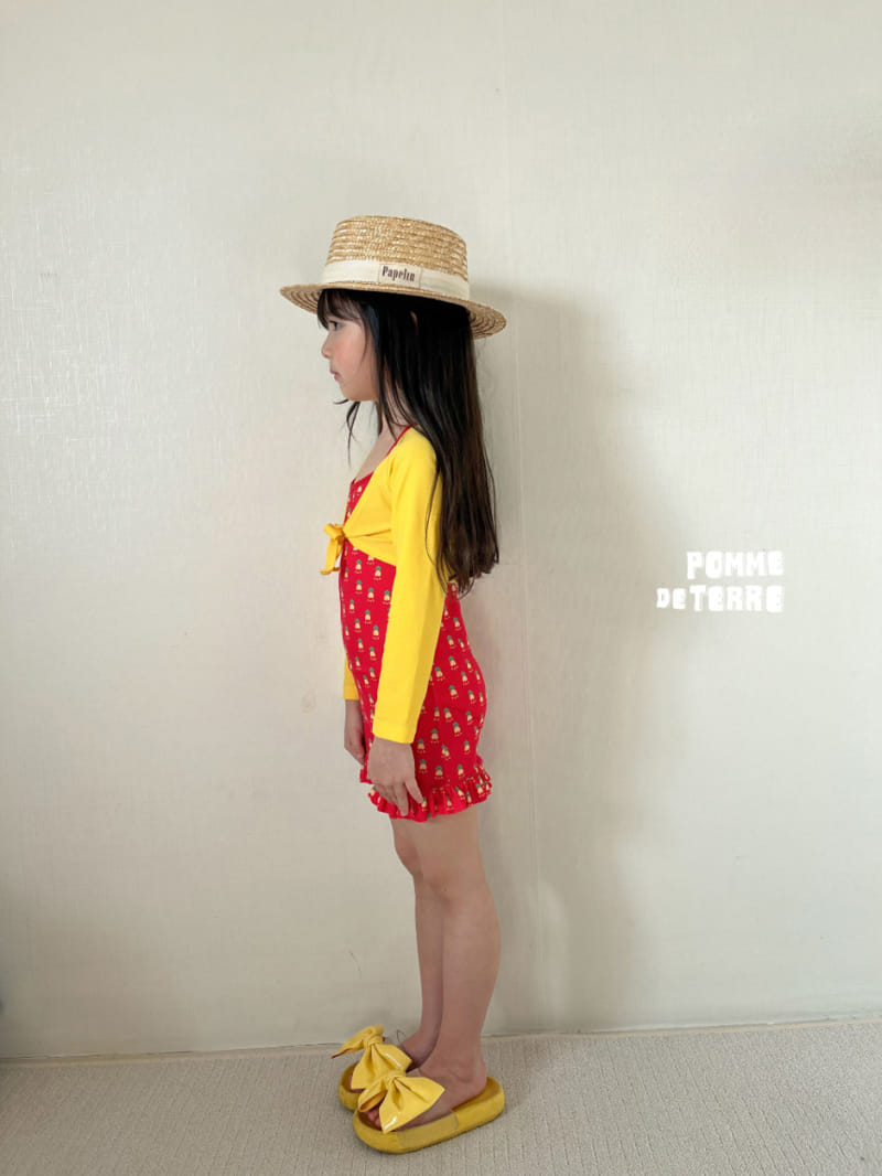 Pomme de terre - Korean Children Fashion - #Kfashion4kids - Tulip Bolero Swim Set - 7