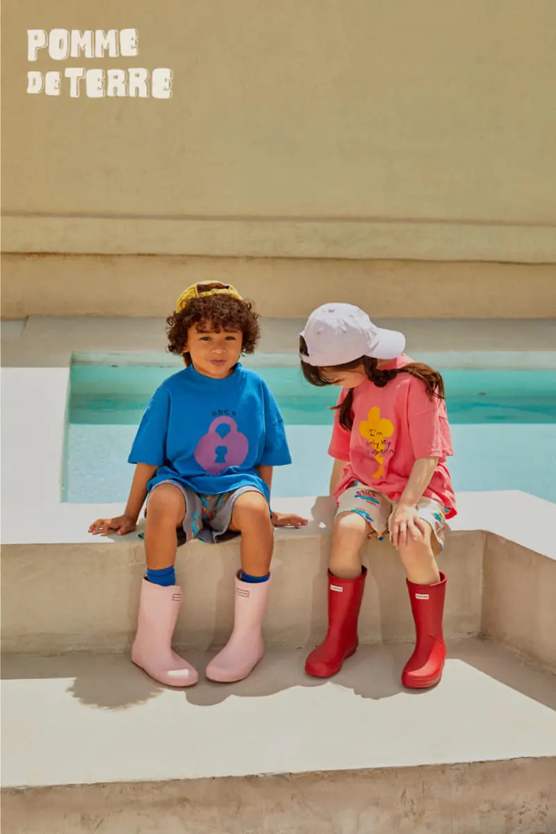 Pomme de terre - Korean Children Fashion - #kidzfashiontrend - Aqua Stick Shorts - 7