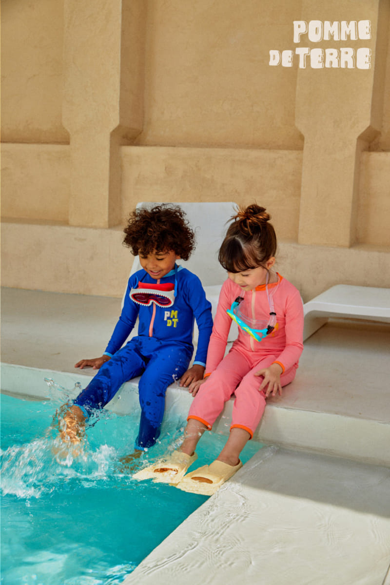 Pomme de terre - Korean Children Fashion - #kidsstore - Clover Key Swim Suit - 4