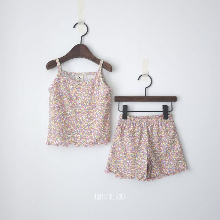 Saerobin - Korean Children Fashion - #prettylittlegirls - Frill String Sleeveless Top Bottom Set - 7