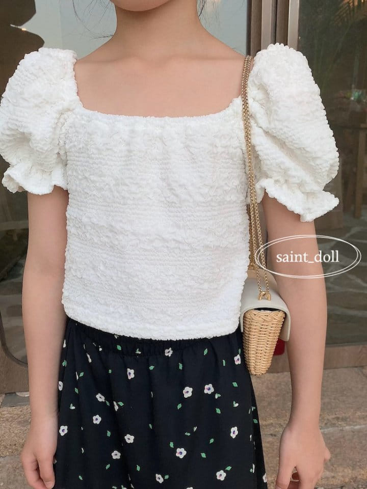 Saint Doll - Korean Children Fashion - #kidsshorts - Bubble Blouse - 10